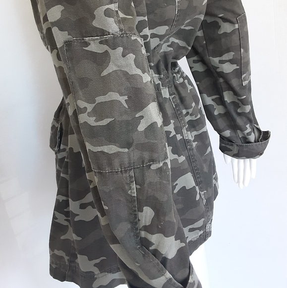 UNIVERSAL THREAD 100% Cotton Camo Utility Field Anorak Jacket Sz. L - Picture 9 of 12